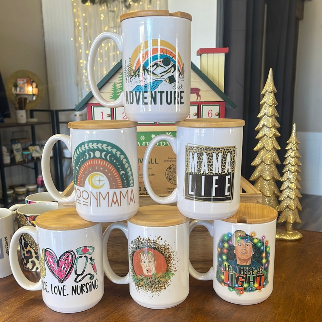 Large assorted mugs