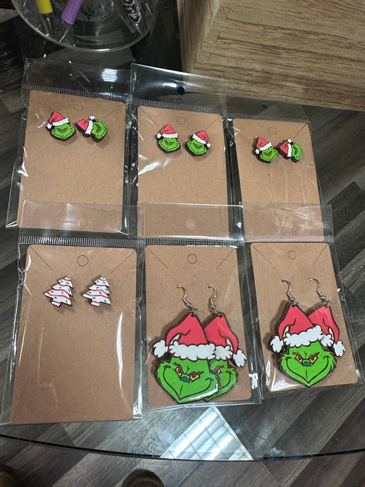 Christmas earrings