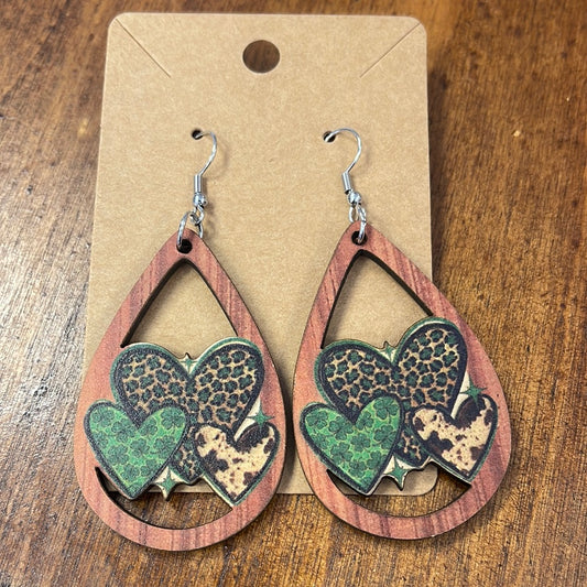 Shamrock earrings