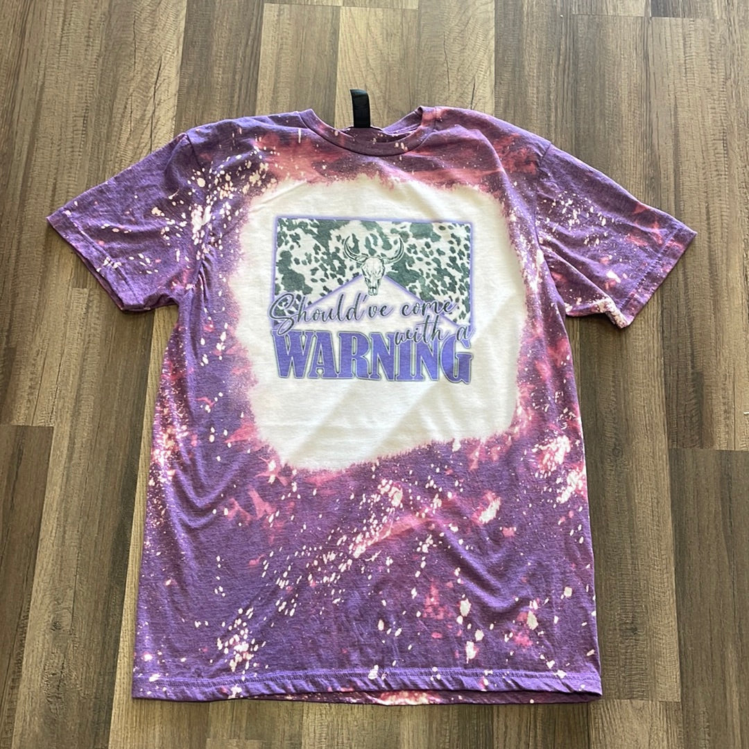 Come with a Warning graphic tee