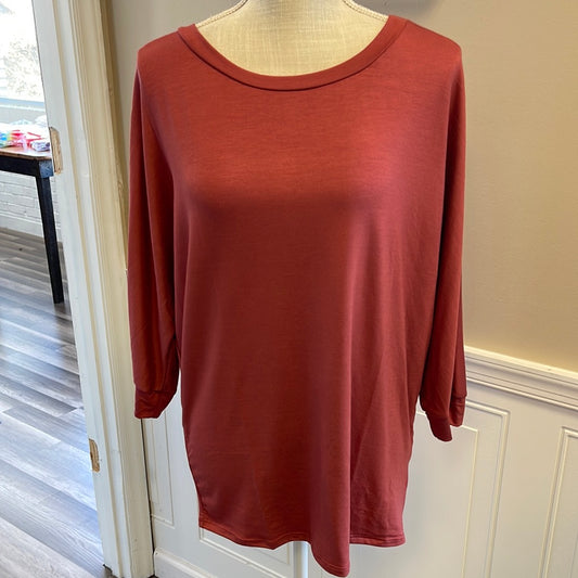 Rust dolman top