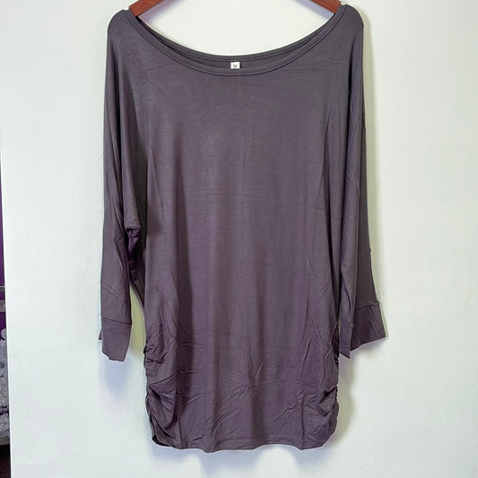 Grey Dolman Top