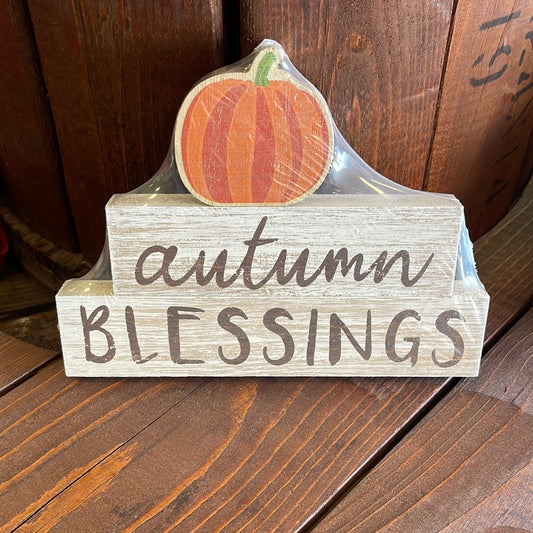 Autumn Blessings decor