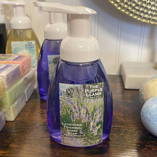 Purple llama Lavender foaming hand soap